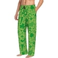 thumbnail image 3 of Kdxio St Patrick's Day Print Men's Sleep Pajama Pant Lounge Pants with Pockets, 3 of 8
