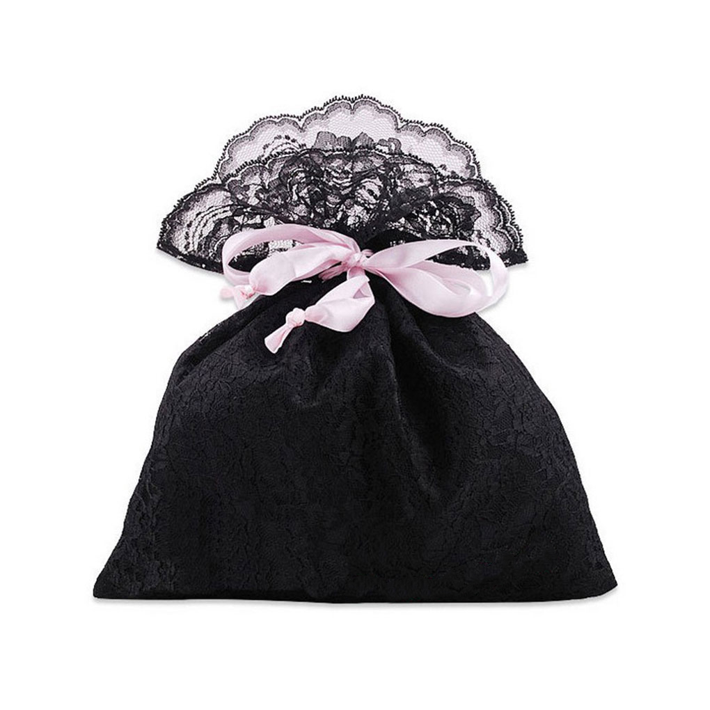 Lace Design Drawstring Bag Underwear Bra Pouch Breathable Sexy Lingerie Small Storage Bag,makeup