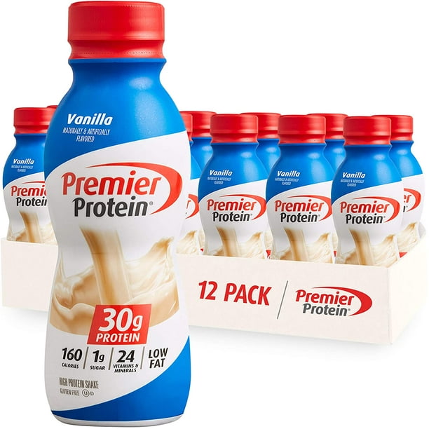 Premier Protein Shake, Vanilla, 30g Protein, 1g Sugar, 24 Vitamins