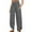 Gray, variant on ZZwxWA Womens Baggy Wide Leg Pants Casual Elastic Waisted Palazzo Harem Pants High Waisted Flowy Lounge Pants with Pockets Holiday Gift Finder