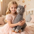thumbnail image 5 of Stuffed Animal Cute Alpaca Plush Toy, 12 Inch Super Cute Camel Stuffed Animal Gift for Girls Boys (1PC, Grey), 5 of 6