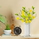 thumbnail image 5 of Arreglo Floral Artificial de Primavera: Margaritas, Flores Artificiales Europeas y Silvestres, Tallos de Bayas de Pascua y Hojas Verdes., 5 of 6