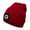 Red, variant on LED Beanie Hat with Light, Unisex Hands Free LED Headlamp Cap Winter Knitted Night Lighted Hat Flashlight Women Men Gifts for Dad Him Husband