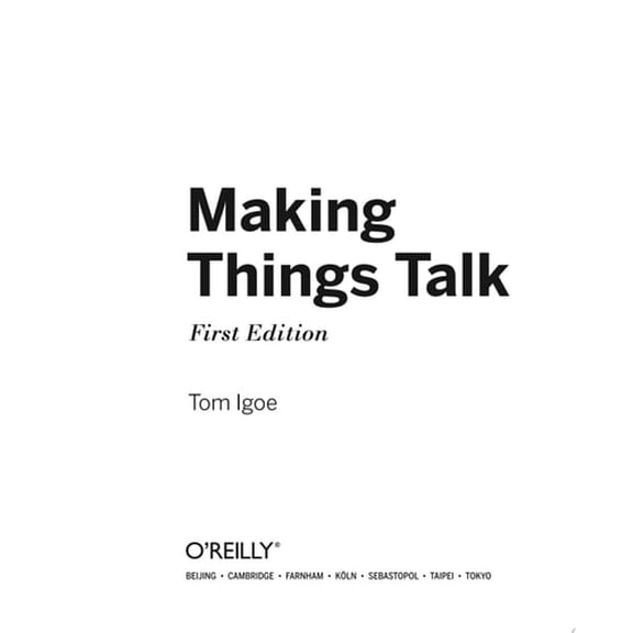 Pre-Owned Making Things Talk (Paperback) 0596510519 9780596510510