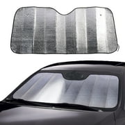DINY HOME & STYLE Car Auto Windshield Sunshade Screen UV Protection Protect Your Car from Sun Damage and Heat 58" x 23.5"