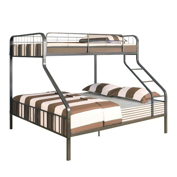 ACME Furniture Transitional Brown Caius Twin XL over Queen Bunk