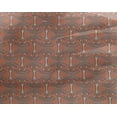 thumbnail image 4 of oneOone Georgette Viscose Fabric Curve & Circle Block Print Sewing Fabric BTY 42 Inch Wide, 4 of 4