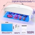 thumbnail image 4 of 2X Lámpara UV de Resina, Lámpara de Resina UV/LED de Curado Rápido de 48 W con 30 Cuentas de Lámpara de Fuente de Luz Dual para Kit de Resina UV, 4 of 7
