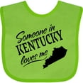 thumbnail image 3 of Inktastic Someone in Kentucky Loves Me Boys or Girls Baby Bib, 3 of 4