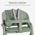 thumbnail image 2 of Evolur Step and Savor Convertible High Chair​, Sage, 2 of 9