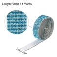 thumbnail image 2 of Unique Bargains 3Roll 1 Yard 8mm Self Adhesive Crystal Rhinestone Ribbon for Crafts Project, Lake Blue, 2 of 5