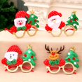 thumbnail image 4 of Juego de 5 pares de gafas de Navidad novedosas con lentejuelas para fiesta de Navidad, gafas creativas divertidas, decoración navideña, gafas de disfraces para niños y adultos, decoraciones Adepaton WLJ-2193, 4 of 4