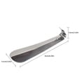 thumbnail image 3 of Long Metal Shoe Horn, Stainless Steel Shiny Silver Metal Shoe Boots Horn with Handle for Men Women Kids Seniors, 3 of 4