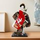thumbnail image 5 of Figuras en Miniatura de Muñeca Geisha Japonesa de 30 Cm, Estatua de Niña, Escultura de Figura Coleccionable de Geisha Asiática para Escritorio, Dormit , ROJO Soledad muñeca japonesa, 5 of 6