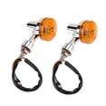 thumbnail image 1 of Luz trasera delantera de motocicleta indicadores de señales de giro universales ámbar 2 piezas, 1 of 6