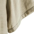thumbnail image 4 of LIIPEE Mens Shirts Summer Father's Day Gifts Casual Band Collar Set-In Short Sleeve Solid Color Button-Up Shirts Male Single Yoke Loose Comfortable Versatile Breathable Daily Fashion Basic Tops,M, 4 of 4