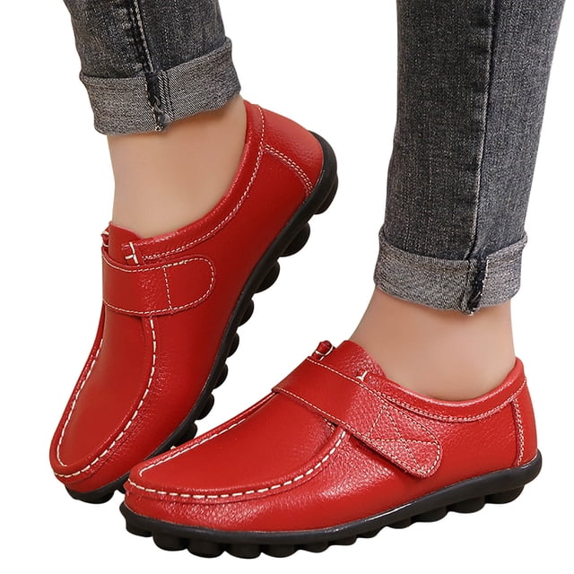 LSLJS Chaussures de Sport pour Femmes à Bouche Peu Profonde, Chaudes et Légères Slip, Chaussures Plates