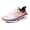 White Purple, variant on Men's Marathon Running Shoes - Lightweight Breathable -Absorbing Sneakers Athletic Footwear with Cushioned MD Sole Suitable for Marathon, Gym, Training - Gradient Design Low-Top /Comfortable Sneakers