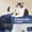 blue, variant on Easy-Clean Durable Cat Litter Box with Odor Blocking