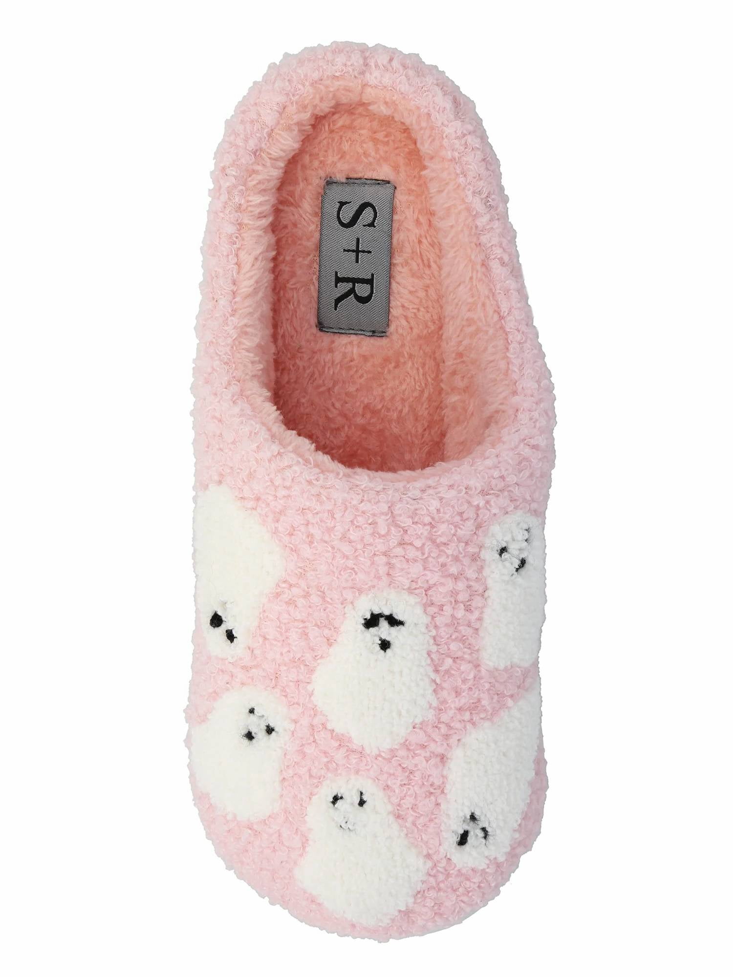 S+R Women's Cozy Halloween Slippers