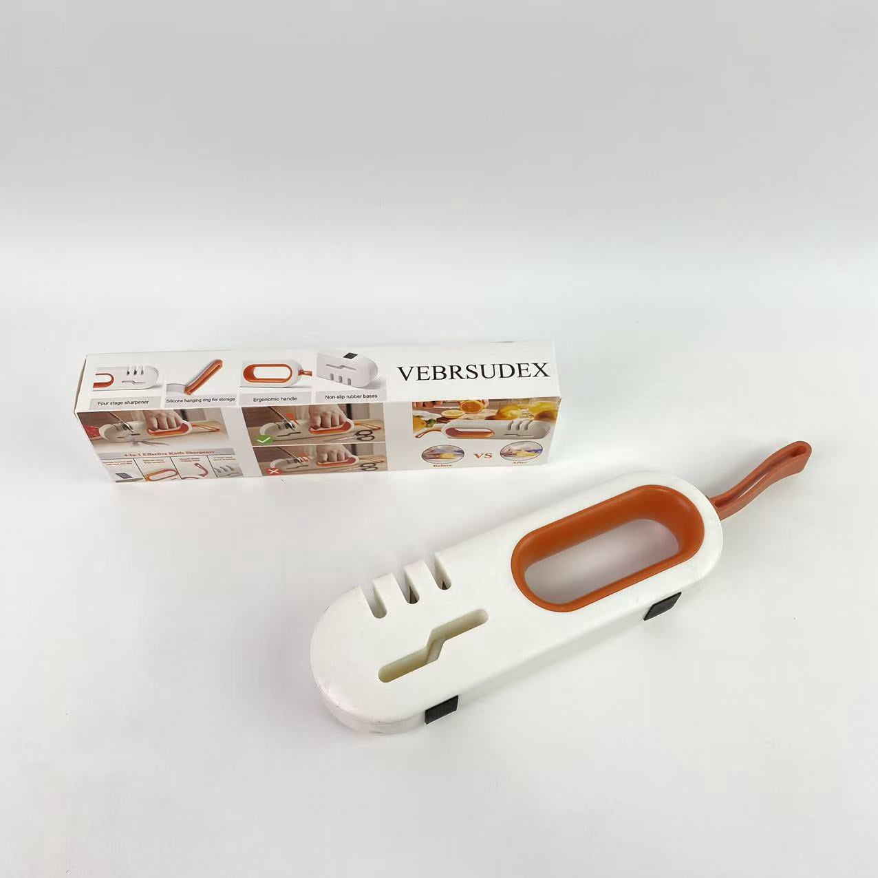 VEBRSUDEX Knife sharpeners, Advanced Sharpener, Suspended Four in One Kitchen Scissors Sharpener