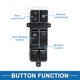 thumbnail image 3 of Interruptor de ventana eléctrica Unique Bargains para el lado del conductor delantero izquierdo para Hyundai Tucson 2016-2021 Negro, 3 of 7