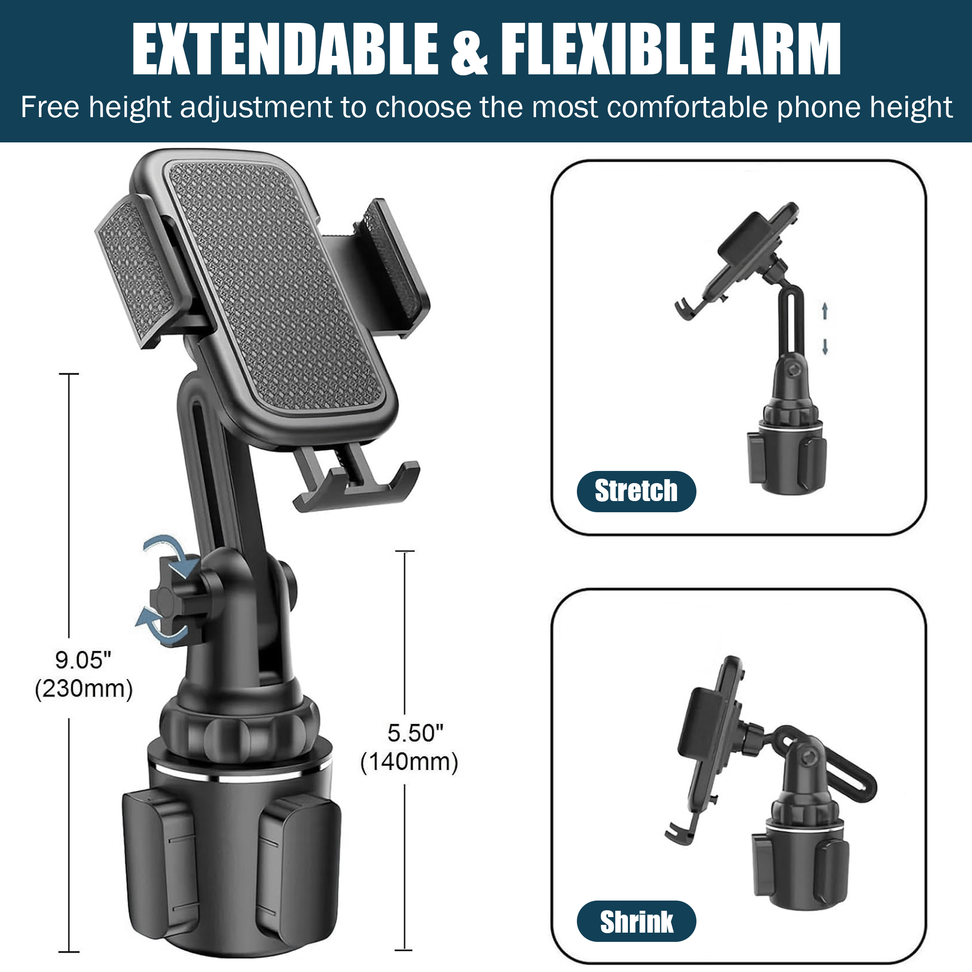 OWNTECH Universal Car Cup Holder Phone Mount photo 2