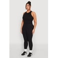 thumbnail image 3 of Womens Plus Size Side Pocket High Waisted Leggings, 3 of 6