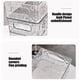 thumbnail image 4 of Contenedores Transparentes con Tapa, Caja de Almacenamiento para Baño, Organizador de Cosméticos con Asa y Diseño de Glaciar, Cesta de Plástico para Escritorio, Base Antideslizante, Organizador Multi, 4 of 6
