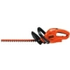 BLACK+DECKER HT18 18" 3.5 Amps Corded Electric Power Hedge Trimmer, Lightweight Design
