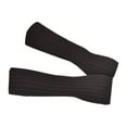 thumbnail image 3 of Naierhg 1 Pair Finger Gloves Soft Breathable Fashion Comfortable Multicolor Keep Warmth Knitting Cloth Thumb Holes Women Gloves Black, 3 of 8