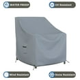 thumbnail image 5 of COVERS&ALL Outdoor Chair Covers, Made of 18 Oz Waterproof & UV-Resistant Cover Tuff Fabric, Suitable for Indoors/Outdoors (34"H x 33"D x 31"W, Grey), 5 of 7