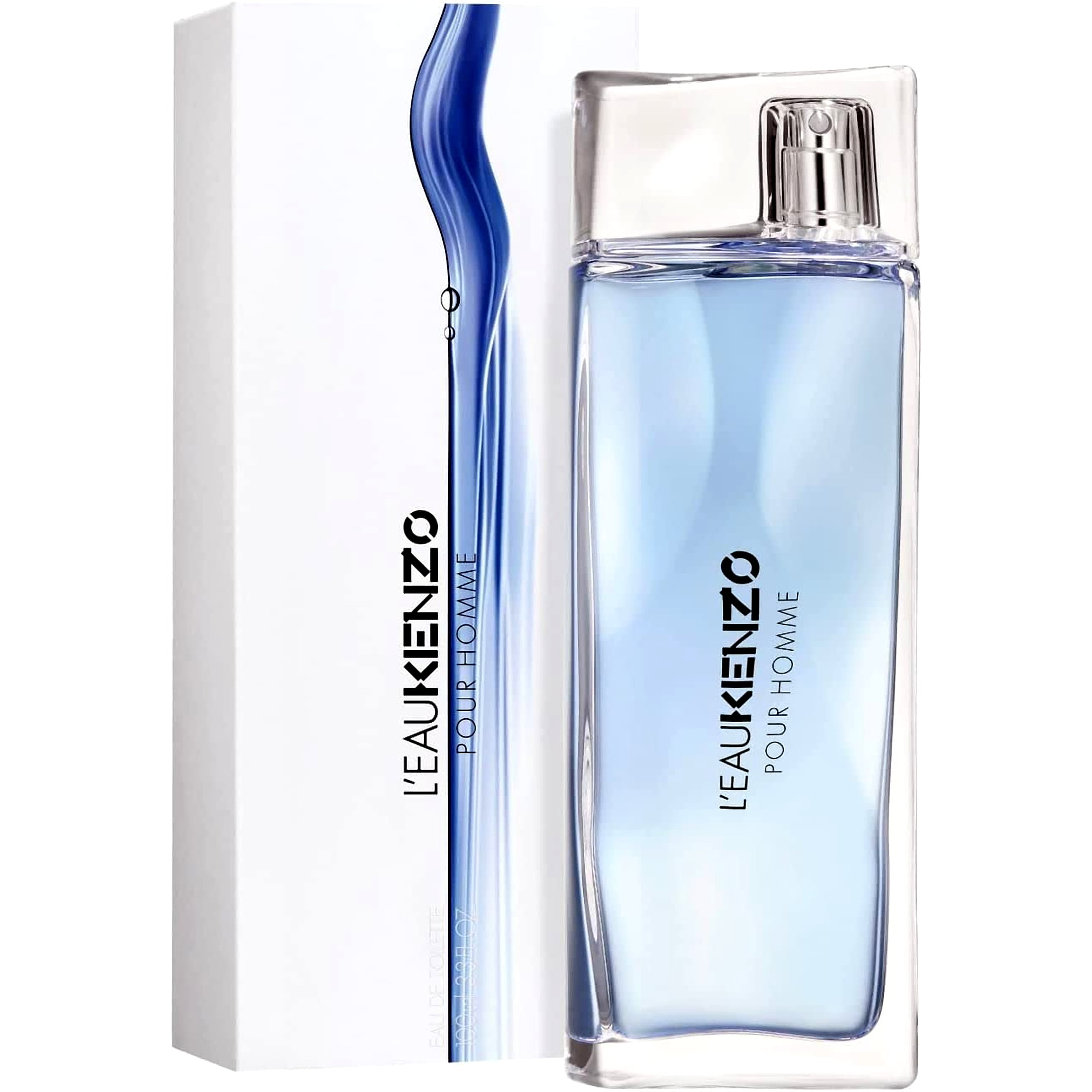 L'eau Kenzo Pour Homme by Kenzo, 3.4 oz EDT Spray for Men