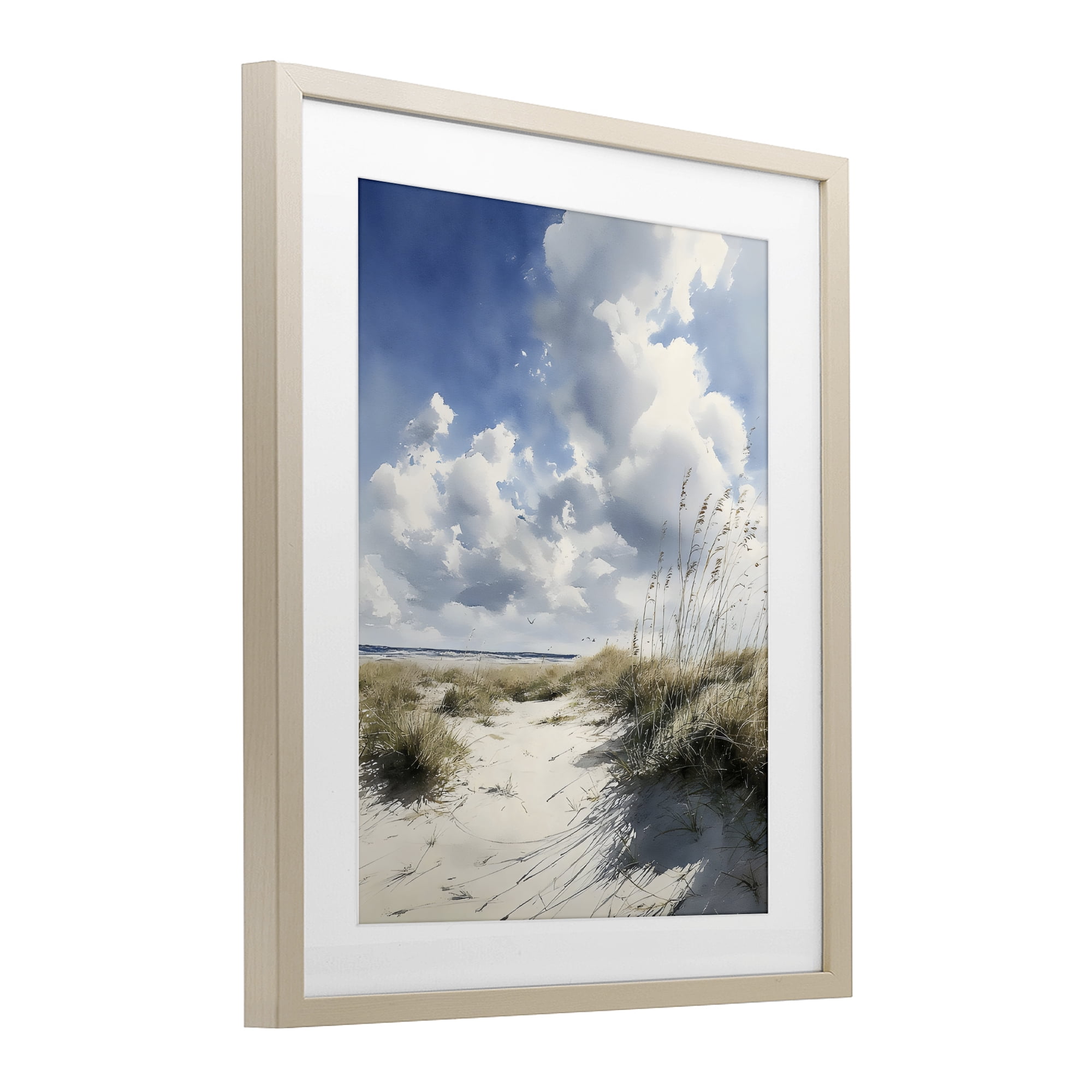 Stupell Industries Dunes In The Sunshine Birch Framed Print Under Glass, design by Franklyn Gregory