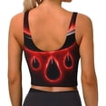 thumbnail image 3 of Lsque The Binding of Isaac Printed Women'S Sports Bra, Compression, Moisture Wicking, High-Impact Sports Bra For Women,Supportive sports bra-XX-Large, 3 of 9