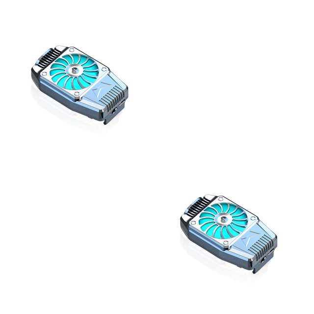 Methold Fuente de alimentación USB Game Cooler Ventilador de refrigeración ligero Soporte Disipador de calor Radiador de alta velocidad Astilla 2piezas