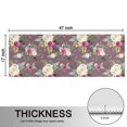 thumbnail image 5 of Kitchen Rugs Sets Of 2,Pioneer Flower Floral Print Pattern Anti Fatigue Kitchen Mat Rugs Non Slip Washable,Decorative Kitchen Floor Mats for Kitchen,Sink,Laundry,17"X47", 5 of 5