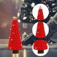thumbnail image 4 of Danhjin Decorations Doll Christmas Decorations Wool Colorful Wool Curly Wool Mini Christmas Tree Bar Desktop Small Ornaments Multicolor Christmas Wool-Tree Desktop Christmas Decorations, 4 of 8