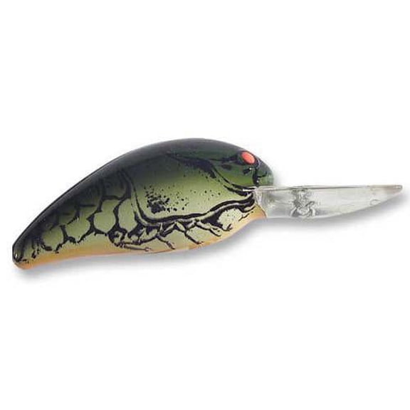 Bomber Lures Model A Crankbait Fishing Lure, Freshwater Fishing Gear and Accessories, 2 1/8", 3/8 oz, Dark Green Crawdad