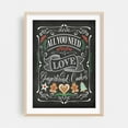 thumbnail image 2 of Gingerbread Cookies Chalkboard Christmas Wall Art // Quote Typography // All You Need is Love and Gingerbread Cookies - Digital Art Christmas Quote Typography Unframed Wall Art Print 8 x 10 inches, 2 of 25