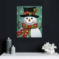 thumbnail image 4 of Nawypu  'Snowman Gift' by Lisa Kennedy, Giclee Canvas Wall Art,, 4 of 4