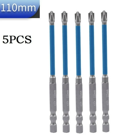 

5PC 65/110mm Magnetic Special Slotted Cross Screwdriver Bit for Electrician FPH2