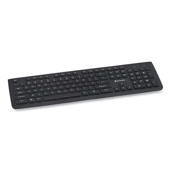 Verbatim Wireless Slim Keyboard 103 Keys Black 99793