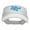 White, variant on The Stylist Embroidered Cotton Twill Visor - Light Pink OSFM