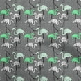 thumbnail image 1 of oneOone Cotton Poplin Light Green Fabric Tropical Flamingo With Dot Fabric For Sewing Printed Craft Fabric By The Yard 42 Inch Wide, 1 of 4