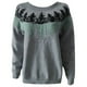 thumbnail image 4 of Suéter de cuello redondo para mujer, informal, estampado, manga larga, cuello redondo, abrigos, suéteres, suéter para mujer, 4 of 4