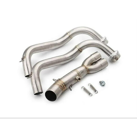 Motorcycle Exhaust Pipe Front Pipe Slip-On 51mm Muffler For Yamaha MT-07 FZ07 XSR700 MT07 2014 2015-2023
