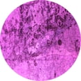 thumbnail image 1 of Ahgly Company Indoor Round Oriental Pink Industrial Area Rugs, 3' Round, 1 of 4