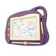thumbnail image 1 of Tablero de dibujo magnético de plástico seguro de gran superficie con 3 sellos, fácil de borrar, para niños, para garabatear, escribir y pintar, morado, 1 of 12