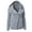 Gray, variant on LEAVINGSUO 2026 Fall Winter Plus Size Coats for Women Women's Thermal Long Hoodie Zip Up Jacket Hooded Warm Coat Casual Jackets Hooded Sweater Coat